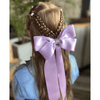 Abigail Long Tail Bow Clip - Lilac
