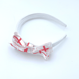 World Cup St Georges Flag Hair Bow Aliceband