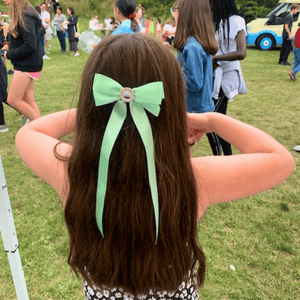 Harmonie Long Tail Bow - Pistachio