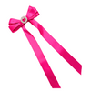 Harmonie Long Tail Bow - Hot Pink