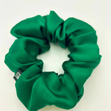 Mulberry Silk Scrunchie - Emerald Green