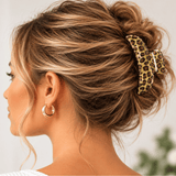 Leopard Print Hair Claw Clip