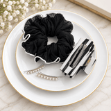 Chic Monochromatic Hair Accessories Gift Set