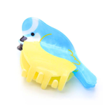 Parrot Hair Claw - Blue & Yellow