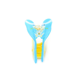 Parrot Hair Claw - Blue & Yellow