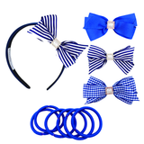 Signature School Hair Set - Royal Blue