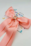 Sweet Harmonie Long Tail Bow - Pink