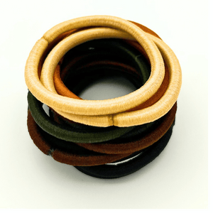 Natural Colours Hair Bobbles - 12 pack