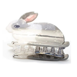 Rabbit Shaped Hair Claw Clip - Grey