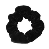 Large Velvet Touch Scrunchie - Black