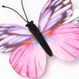 Butterfly Fabric Hair Clip Set - 3 pack