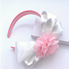 Harmonie Flower Headband - Pink & White