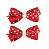 Red Sophia Polka Dot Bows - 2 pack