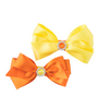 Orange & Yellow ColourPop Hair Bows - 2 pack