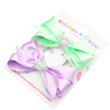 Lilac Fizz & Mint Green Pastel Bliss Bows - 2 pack