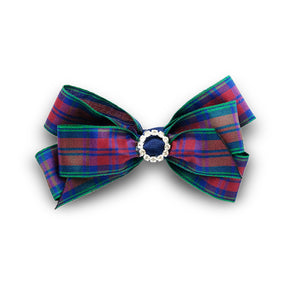 Pretty and traditional Lindsay tartan hair bow made from quality ribbon, a sure favourite and currently on-trend. 
