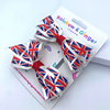 Union Jack Girls' Hair Bow  - 2 Pack