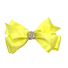 Large Angel Hair Bow - Yellow & Lilac