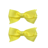 Yellow Melissa Grosgrain Bow - 2 pack